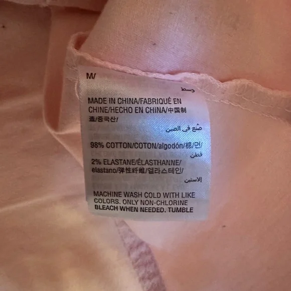 Charter Club Light Pink Jean Jacket, size M - Picture 8 of 8